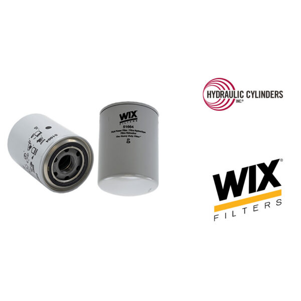 WIX 51664 Spin-On Hydraulic Filter | 1 1/8-16 Thread, 20 Micron