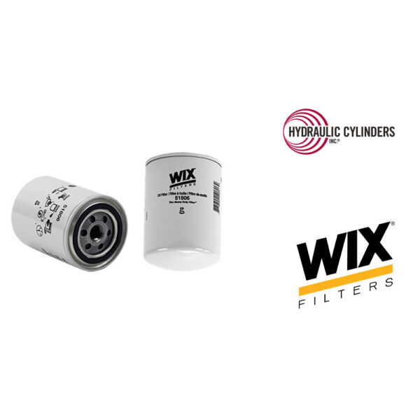 WIX 51806 Spin-On Lube Filter | 3/4-16 Thread, 21 Micron